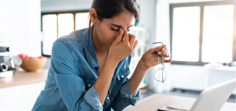 Femme stressée