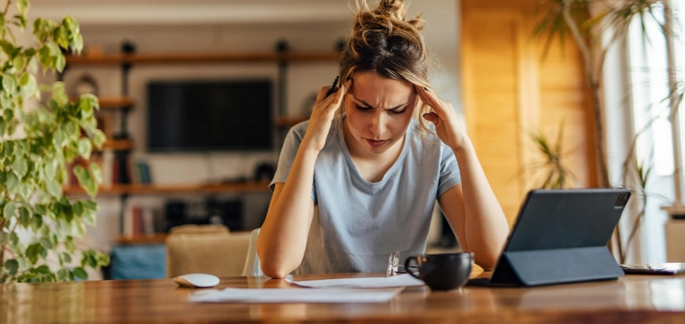 Femme stressée