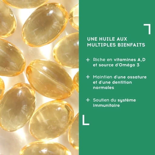 HUILE DE FOIE DE MORUE - 270 capsules